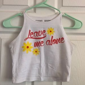 Tunnel vision crop top